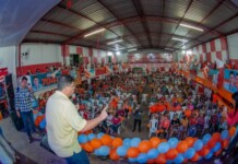 Projeto do Avante para Câmara Federal, Hissa Abrahão arrasta multidão na zona Leste de Manaus