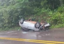 ITACOATIARA | Motorista fica ferido em acidente na AM-010 durante forte chuva