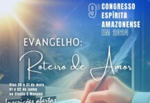 Evangelho: “Roteiro de Amor” será o tema do 9º Congresso Espírita Amazonense em Manaus