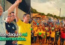 Átila Lins arrasta multidão e encerra campanha eleitoral no interior em Tabatinga